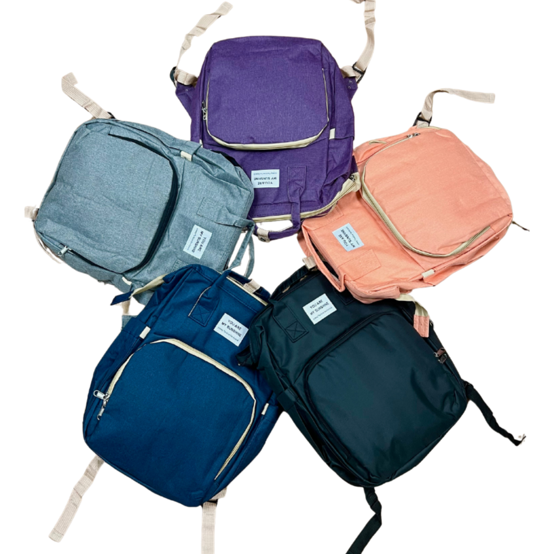 SMART DIAPER BAG®️ PAÑALERA CON CUNA PORTÁTIL